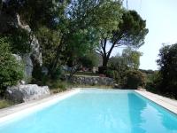 B&B Lussan - Mas en pierres sèches avec piscine - Bed and Breakfast Lussan