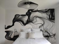 Queen Room with Garden View Black & White