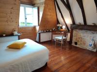 Dreibettzimmer mit Bergblick