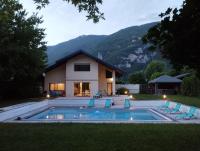 Villa Armonia, piscine chauffée, jacuzzi et jardin à 5mn du lac d Annecy - Chambres d'hôtes Doussard