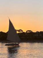 Felucca, lateen sailing boat , to discover the Nile