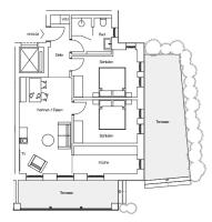 Family Garden Suite mit Terrasse