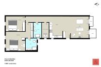 Modern & Chic 2BR/2BA apartment in trendy Chueca - B&B