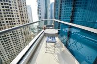 Luxury Escapes - Spacious Studio with Balcony & Marina View - Bay Central - B&B Dubai