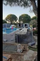 Yourte 20 M2 dans ecolieux en cours - Ferienwohnung Ponteilla