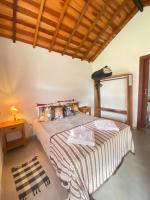 Zimmer mit Queensize-Bett und Balkon