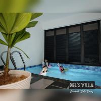 Dels Villa with private pool near UIA Batu Caves Gombak - B&B Batu Caves