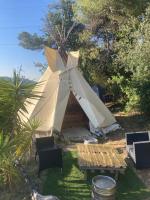 B&B Tourrette-Levens - Tipis La Paix retrouvée - Bed and Breakfast Tourrette-Levens