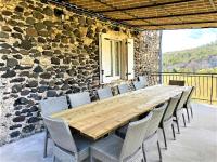 Gîte 12-14p, 5ch, 3sdb, piscine chauffée en saison, terrain de pétanque et jeux extérieurs extérieurs - Chambres d'hôtes Alba-la-Romaine