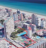 1 min a pie Playa San Juan - Increíbles vistas al mar - 4 habs - Gran terraza - Urbanización con piscina padel y tenis - B&B