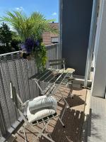 Stilvolles und modernes Appartement mit sonnigem Balkon in Flughafen- und Messenähe 31 - Chambres d'hôtes Leinfelden-Echterdingen