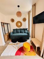 Les Appartements de Nana 6 - Studio hypercentre, Rue Meynadier, Palais & Plage, clim, wifi - Bed and Breakfast Cannes