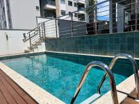 Lindo! Apto com piscina na praia de Palmas! SV01H - B&B Governador Celso Ramos