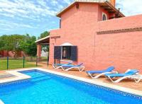 Agradable casa de playa con piscina. El Palmar - Chambres d'hôtes El Palmar