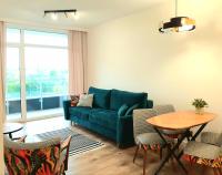 Apartament Tropikalny prywatny taras na dachu z widokiem na morze - B&B Sianożęty