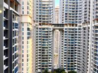 High-Floor Oasis: City Center Gem with Pool View - B&B