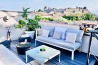 La Maison Blanche 5*, Piscine & vue Cité Médiévale - B&B Carcassonne