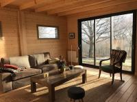 Maison de bois en pleine nature à 20 min de Beaune - Ferienwohnung