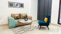 B&B Gurgaon - BluO 1BHK - DLF CyberCity, Balcony, Lift, Parking - Bed and Breakfast Gurgaon