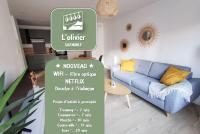 L'olivier - T2 moderne et chaleureux - Garage gratuit & Tram - Ferienwohnung Grenoble