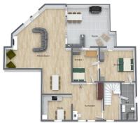 BIRDHOUSE - Big Living for 12 with two Terraces, BBQs, Kicker, Fitness - B&B Marburg an der Lahn