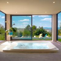 Villa du Belvédère, piscine intérieure, spa et hammam - B&B Montagnac