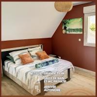 Chambre Zen - SDB WC Privatif - Entrée autonome - Grande TV NETFLIX - B&B Compiègne