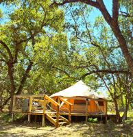 B&B Pipe Creek - Al's Hideaway Glamping Tents - Bed and Breakfast Pipe Creek