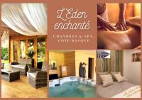 "L Eden enchanté" Chambres d'hôtes et SPA privatif massages Bulle d Eden boucau Côte Basque - B&B Boucau