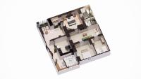 JLM Three-Bedroom Townhouse with Balcony and Jacuzzi