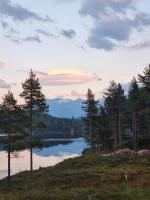 Charming house by a small lake - Ferienwohnung Stryn