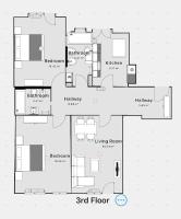 Two bedroom apartment with private parking - B&B Turín