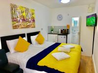 London Studio Apartments, Private Bathroom, Kitchenette, Parking, NP2 - Chambres d’hôtes Londres