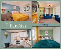 B&B Nantwich - Stunning 6-Bedroom House in Nantwich with Parking & Free Wi-Fi by PureStay Short Lets - Bed and Breakfast Nantwich