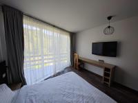 Vierbettzimmer mit Bergblick