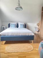 Chambre Lit Queen-Size avec Baignoire Spa