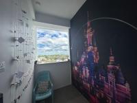 Estudio con vistas a la piscina