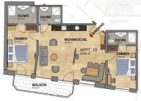 Appartamento con 2 Camere da Letto