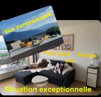 Charmant logement vue dégagée Jeanne d'Arc - Ferienwohnung Crans-Montana