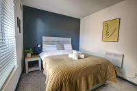 B&B Derby - #2 Limes by DerBnB, Modern 1 Bedroom Apartment, Free Parking, WI-FI & Netflix Near Royal Derby Hospital - Bed and Breakfast Derby