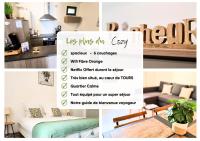 "Cozy Zen" 1 grande chambre - Calme - Arrivée autonome - 6 pers - Parking gratuit - B&B Tours