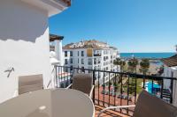 2233-Lovely 2 bedrooms on the beach, pool and port - B&B Manilva