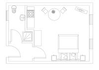 Apartamento con vistas al jardín