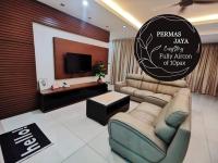 Permas 14min to MidValley 10pax WiFi TV Box 4BRoom - Chambres d'hôtes Johor Bahru