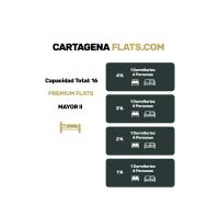 CARTAGENAFLATS, Apartamentos Calle Mayor II, PREMIUM FLATS CITY CENTER - Chambres d'hôtes Carthagène
