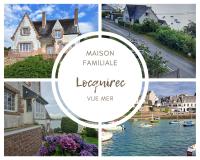 B&B Locquirec - Maison Familiale Locquirec -Vue Mer - 6 chambres - 11personnes - Bretagne - Finistère Nord - Bed and Breakfast Locquirec