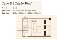 Camera Tripla Deluxe 