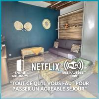 B&B Mennecy - Studio Colonial Checkpoint 2 étoiles Mennecy Netflix Fibre - Bed and Breakfast Mennecy