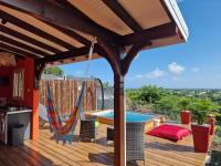 Le Jeïpur Villa vue mer piscine privée - Bed and Breakfast Saint-François