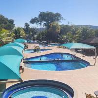 Flat Aldeia do Lago Água Termal 405A - B&B Caldas Novas